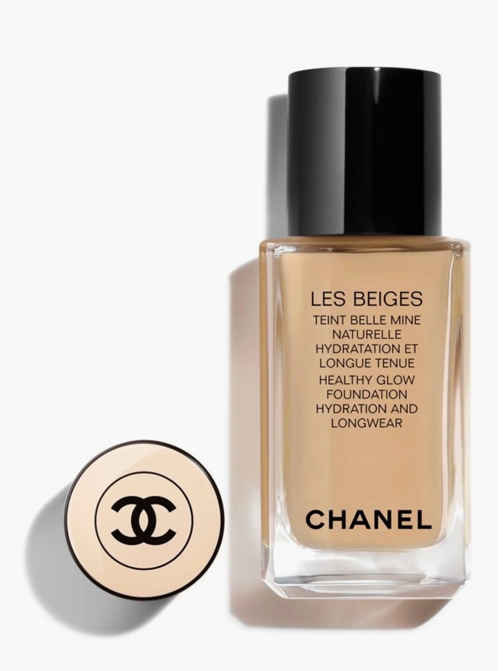 CHANEL Les Beiges Healthy Glow Foundation B033 - Cream/NIB! NEW! Beautiful beige